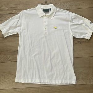 Authentic Masters white polo, never been worn in perfect condition.